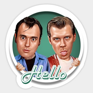 Lenny and Squiggy - Laverne and Shirley Sticker